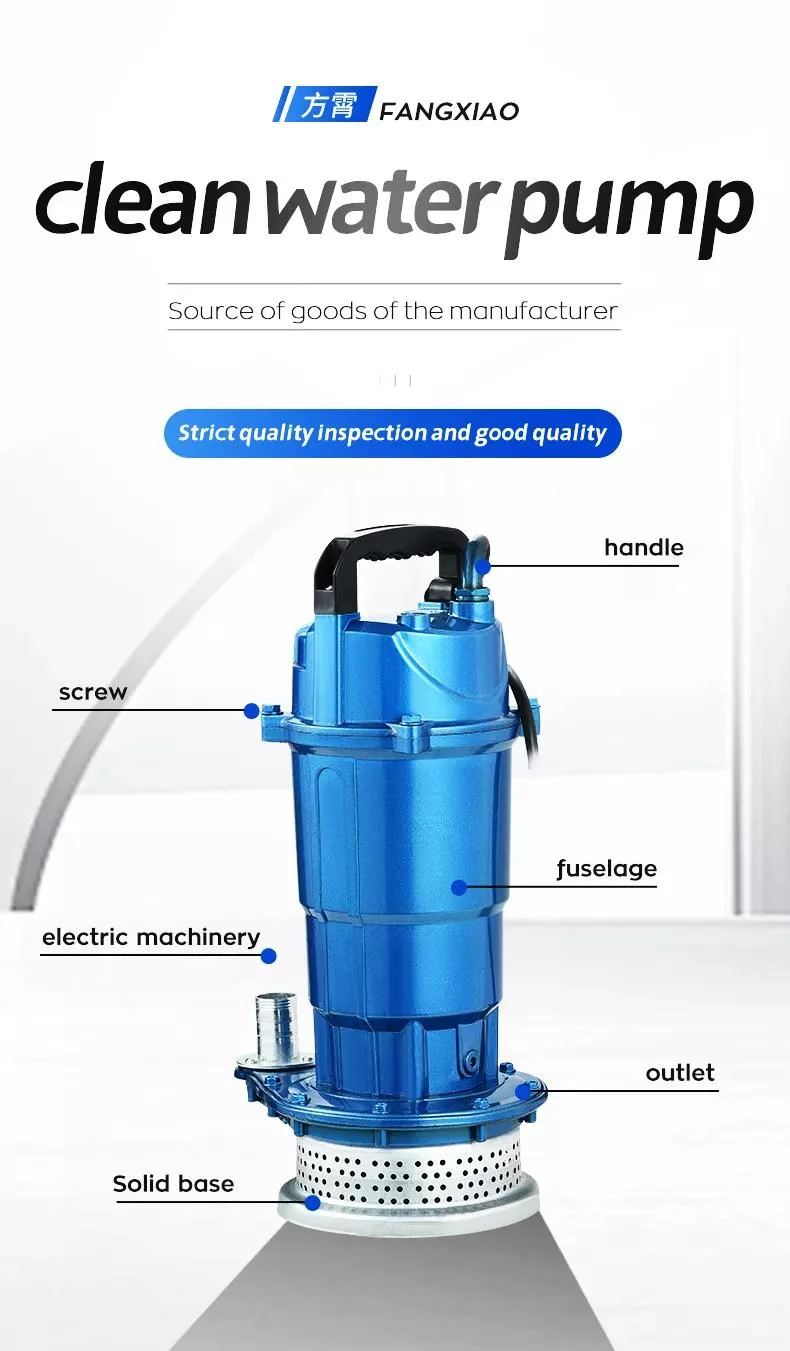 0.37kw/0.5HP Qdx1.5-16-0.37 View Larger Imageadd to Comparesharehigh Quality Series Portable Submersible Water Pump for Clean Water