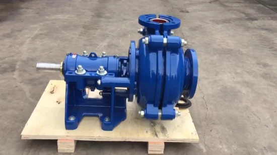 Piccolo motore elettrico centrifugo orizzontale da 20 HP, pompa per liquami del motore diesel ad alto cromo ad alta pressione per il lavaggio del carbone con liquami d'acqua